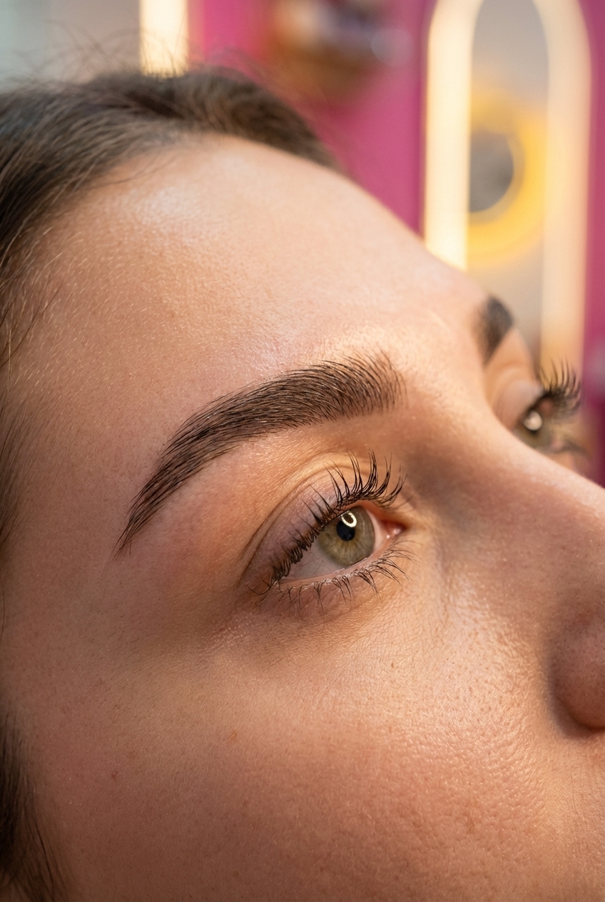 Regard rehaussé cils sourcils Marseille
